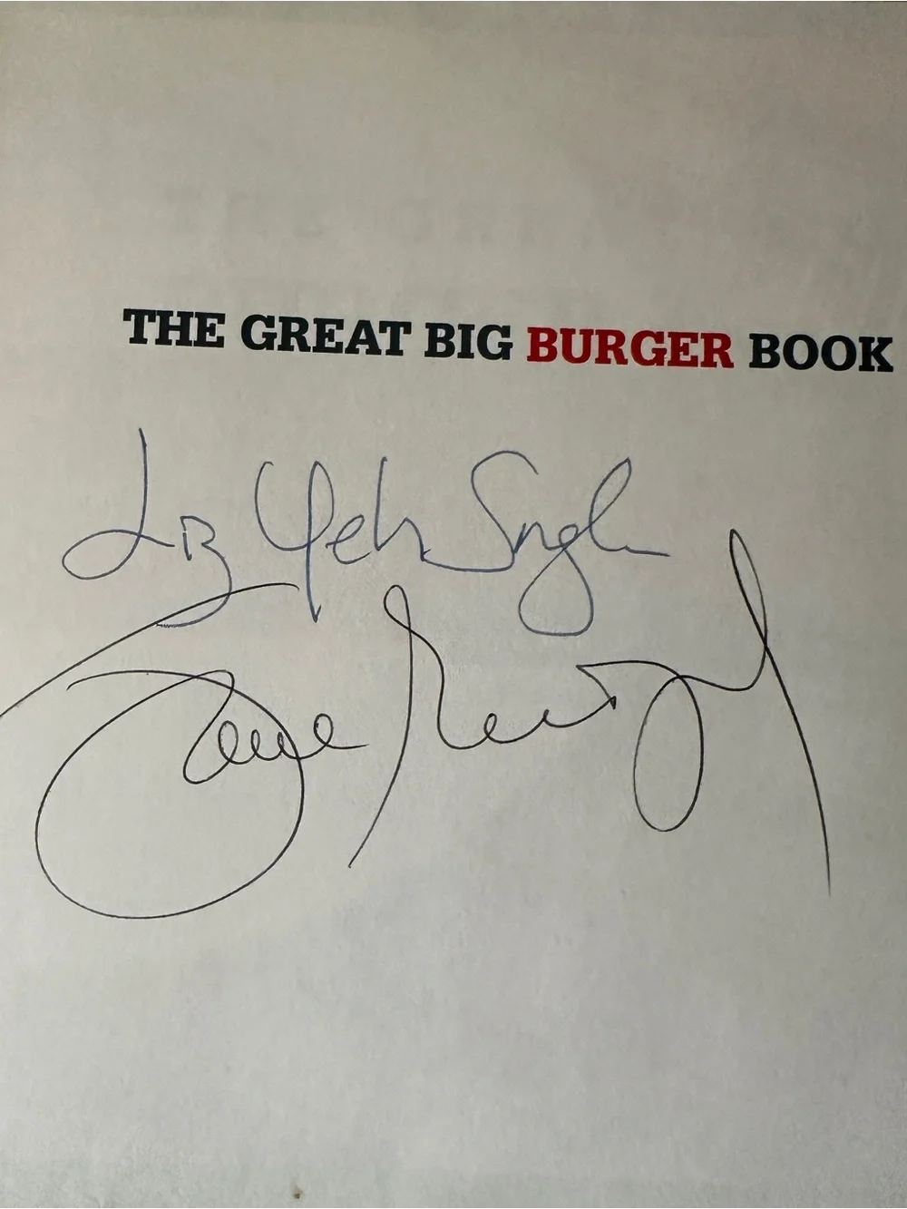 The Great Big Burger Book